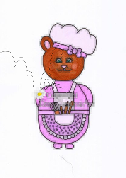 Chef - Handgemaakte tekening