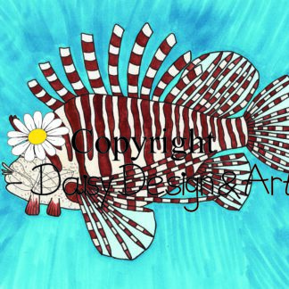 Fish - handgemaakte tekening