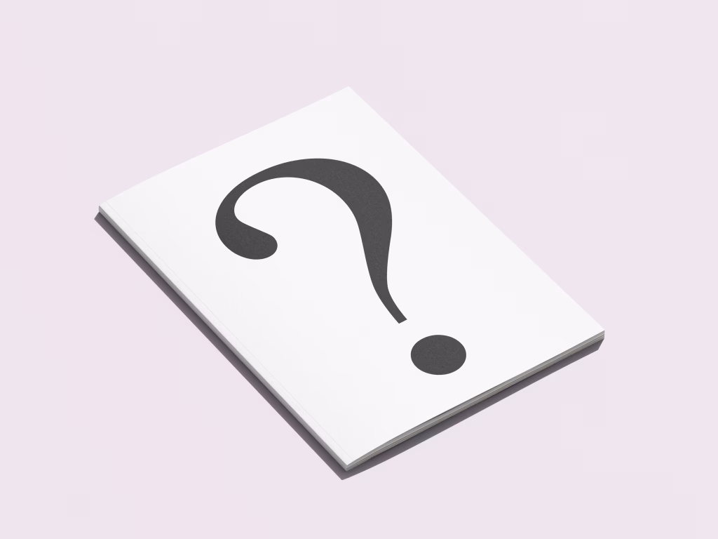 Placeholder met een vraagteken voor het mogelijke product dat voor jou gemaakt kan worden bij de Custom Refresh Service.